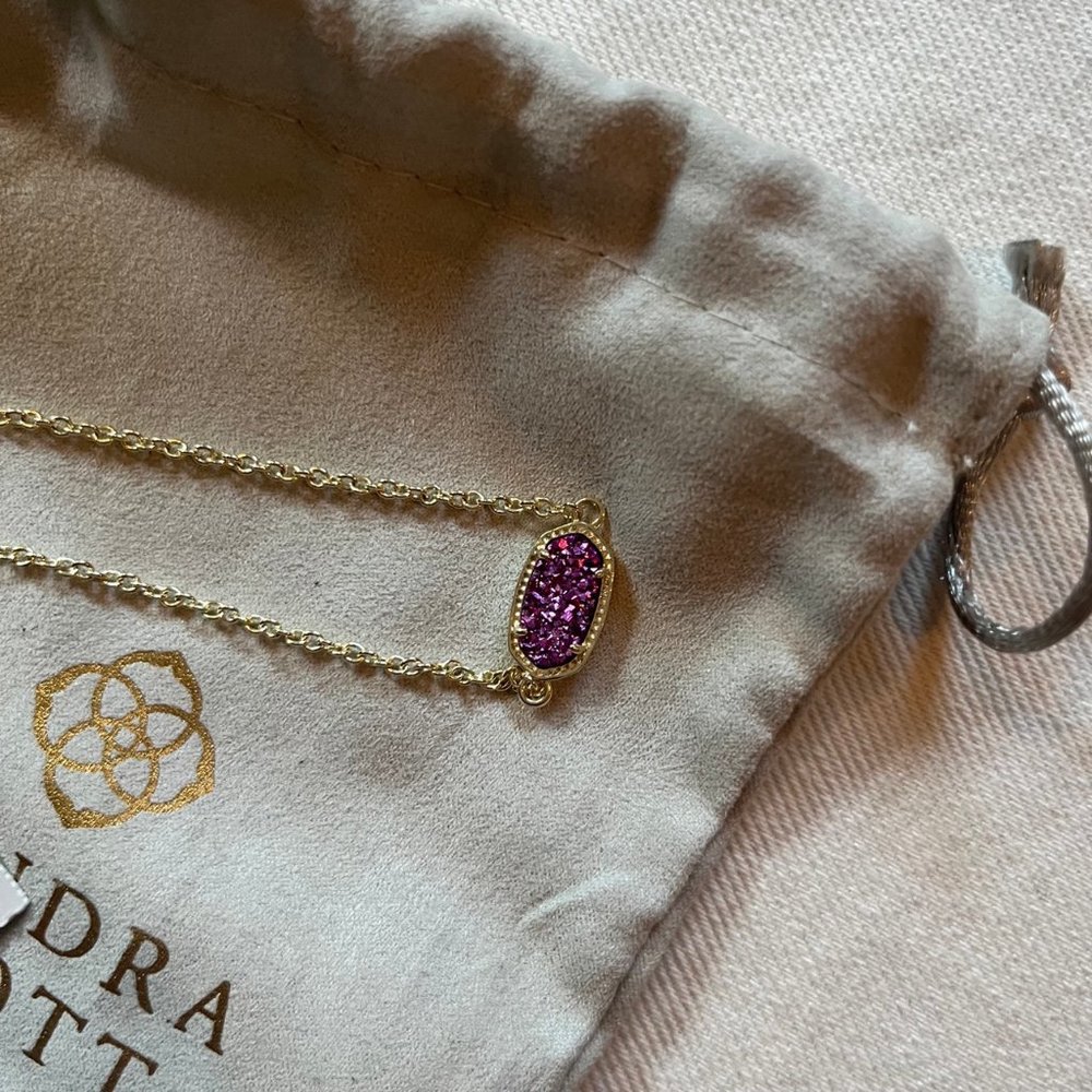 Kendra Scott Eliana Bracelet in Drusy / Purple